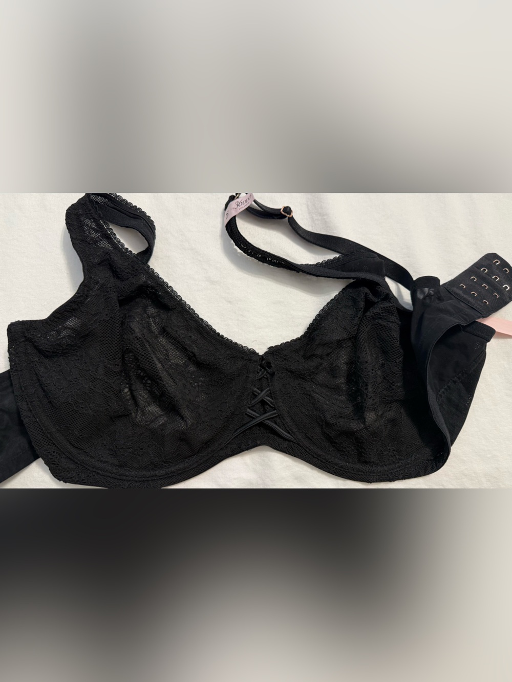 Black Lace unlined  Underwire Bra - Women's Intimates